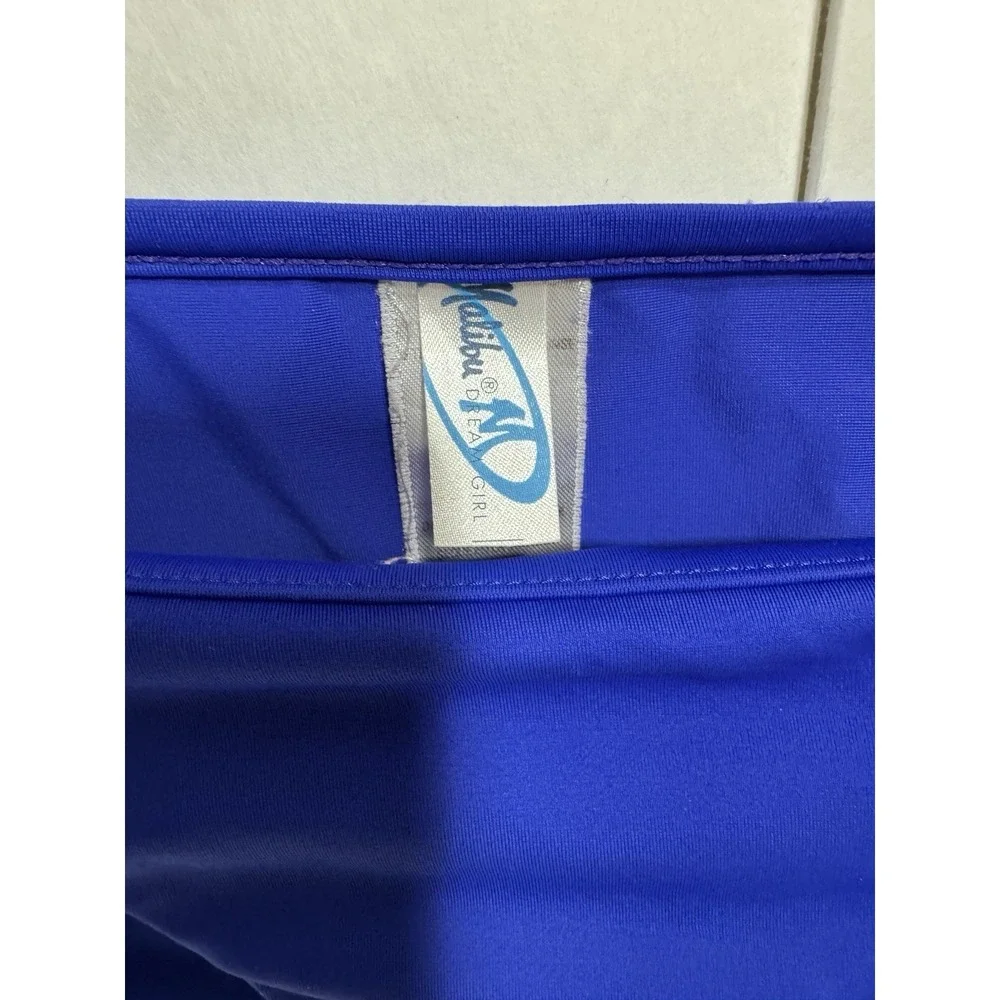 Malibu Dream Women's Size Medium Bikini Swimsuit Blue W/ Butterfly‎ Emblem